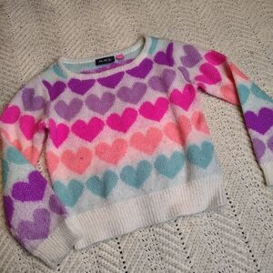 Place Multicolor Heart Sweater
